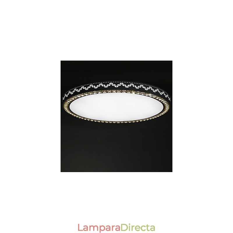 Lámpara de techo empotrada de cristal, moderna y contemporánea, de metal, de 90 a 265 V.
