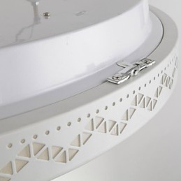 Lámpara de techo empotrada de cristal, moderna y contemporánea, de metal, de 90 a 265 V.