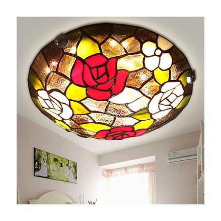 Lámpara de techo infantil mediterránea dulce rosa de 50 cm de diámetro Lámpara de techo infantil mediterránea dulce rosa de 50 cm de diámetro