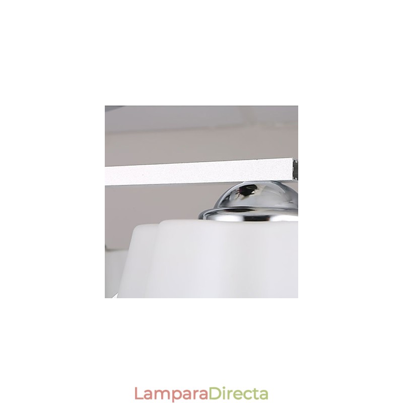 Lámpara de cristal moderna contemporánea de montaje al ras