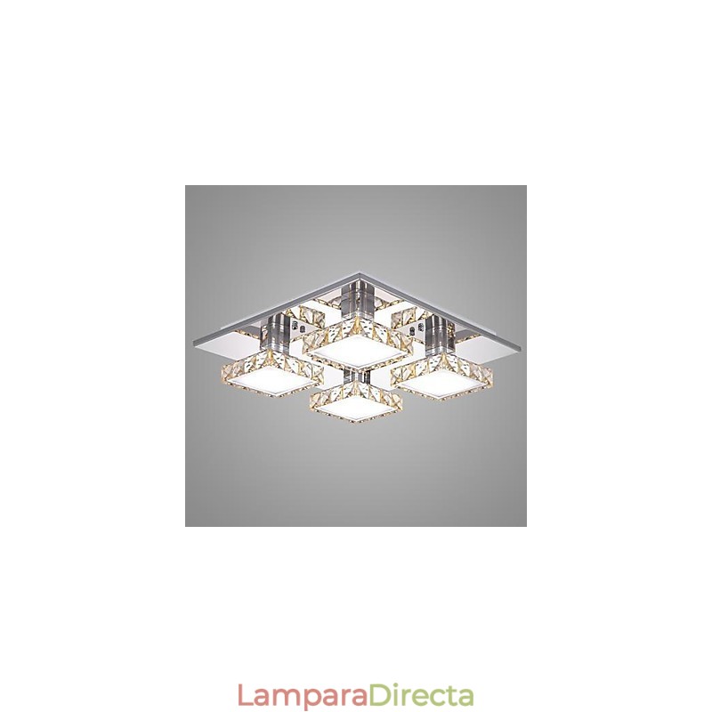 Lámpara de techo 4 luces moderna sencilla artística