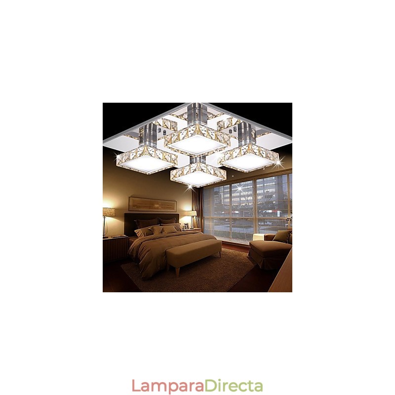 Lámpara de techo 4 luces moderna sencilla artística