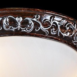 Lámpara de techo de cristal, resina, talla plateada, estilo clásico europeo