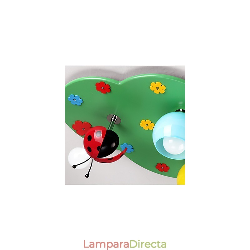 Lámpara de techo moderna contemporánea de madera y bambú