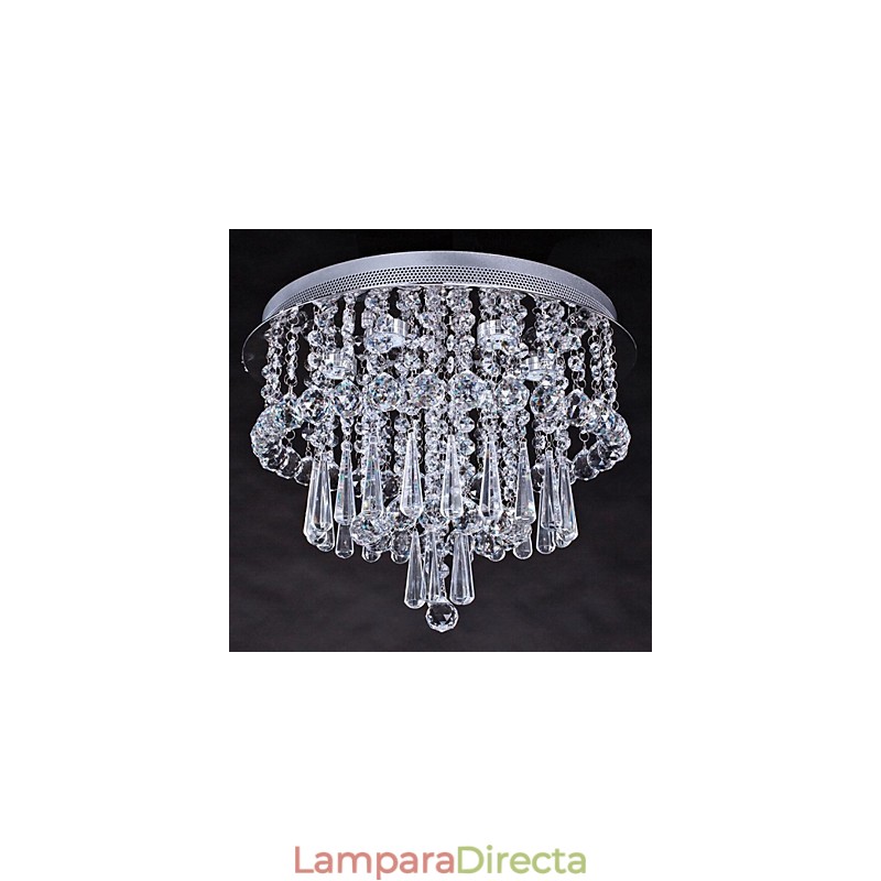 Lámpara de techo 6 luces moderna sencilla artística