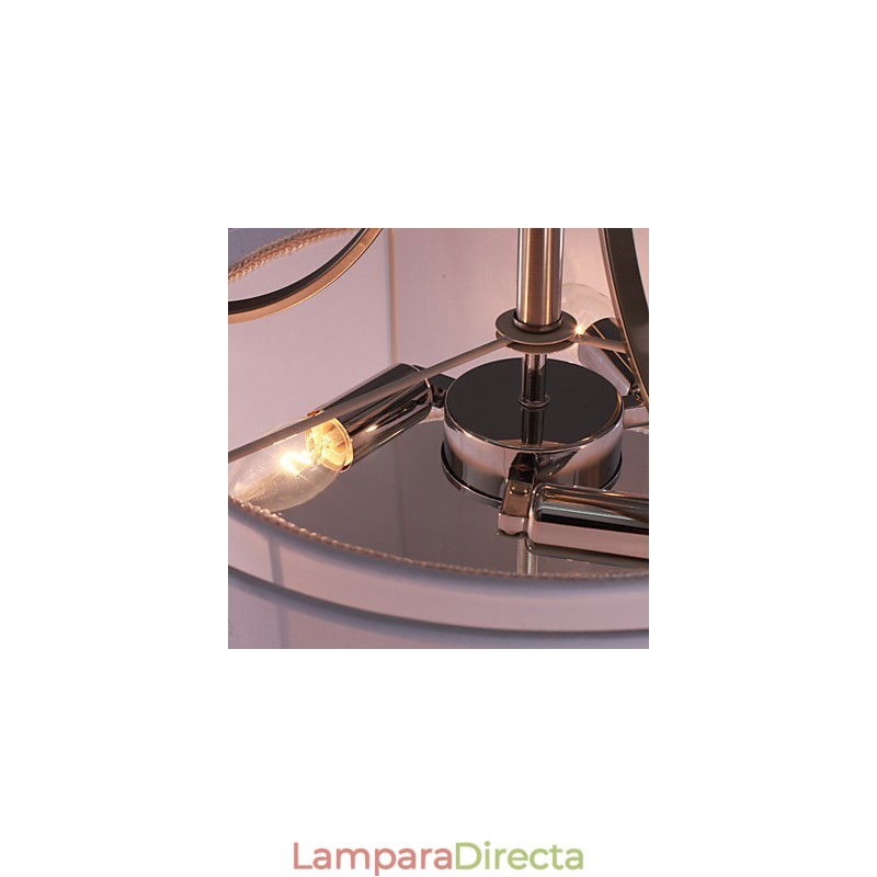 Lámpara empotrada moderna de acrílico con diseño cilíndrico de 3 luces