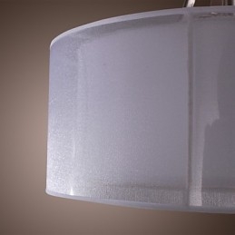 Lámpara empotrada moderna de acrílico con diseño cilíndrico de 3 luces