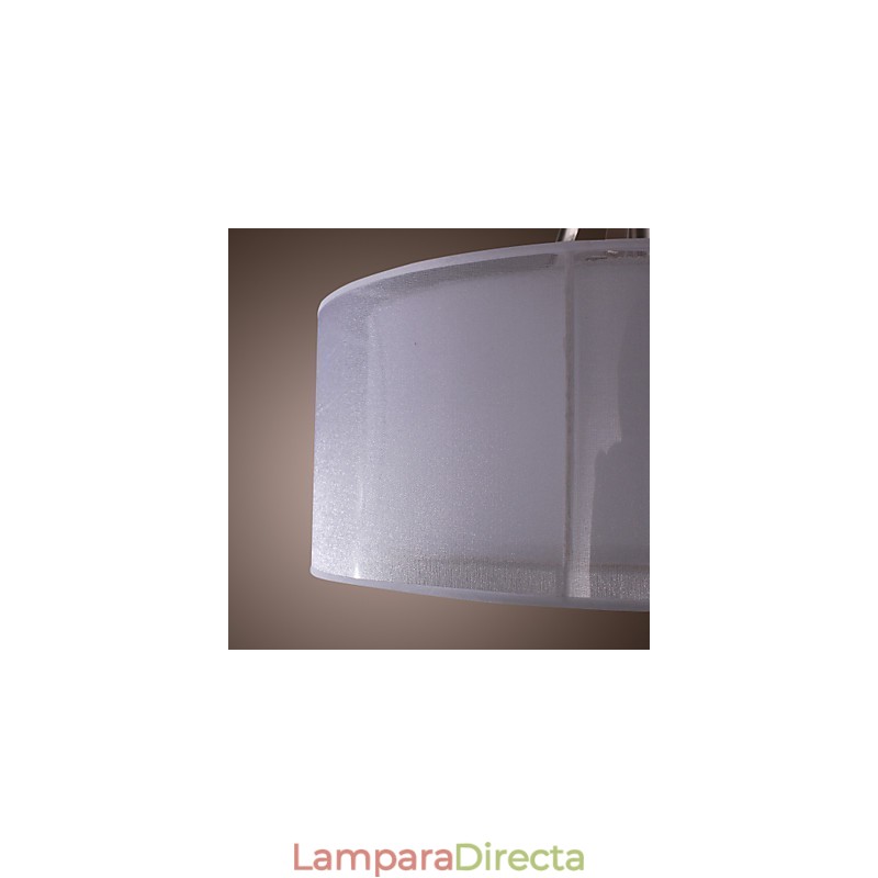 Lámpara empotrada moderna de acrílico con diseño cilíndrico de 3 luces
