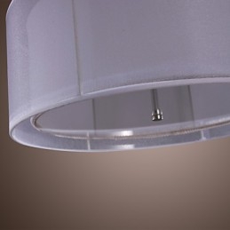 Lámpara empotrada moderna de acrílico con diseño cilíndrico de 3 luces