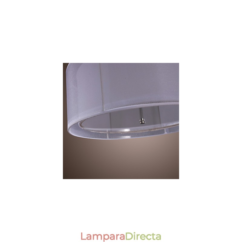 Lámpara empotrada moderna de acrílico con diseño cilíndrico de 3 luces