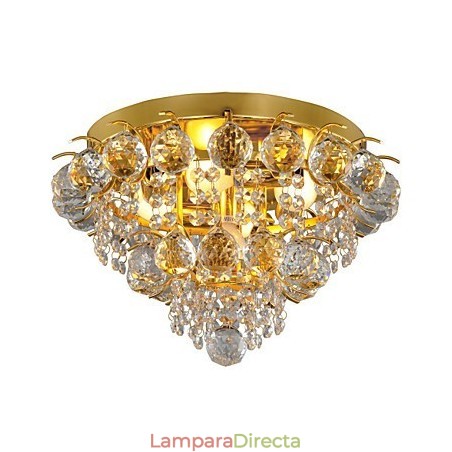 Lámpara de techo moderna de cristal con 5 luces Lámpara de techo moderna de cristal con 5 luces
