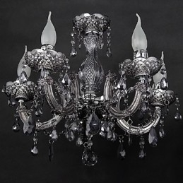 Lámpara de techo moderna y contemporánea de cristal y metal