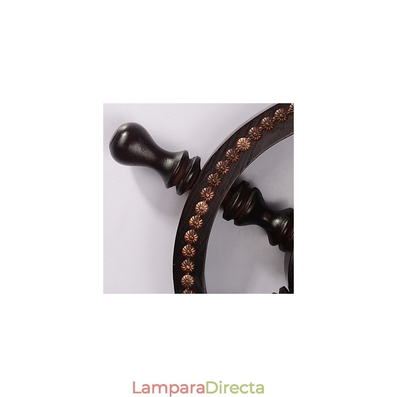 Lámpara empotrada estilo mini retro