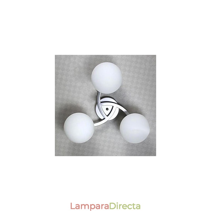 Lámpara de techo 3 luces moderna sencilla artística