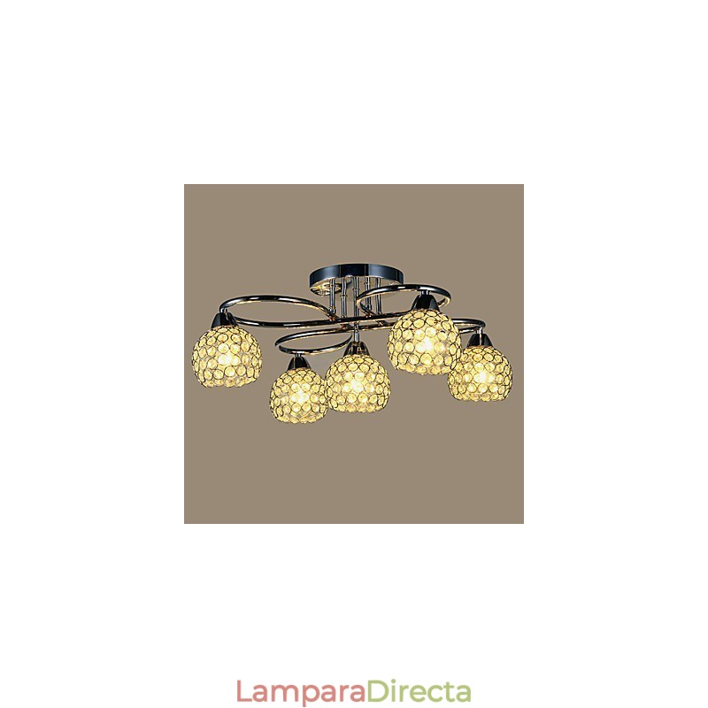 Lámparas de techo 5 luces simples modernas artísticas