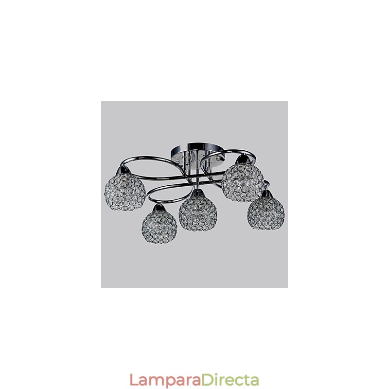 Lámparas de techo 5 luces simples modernas artísticas