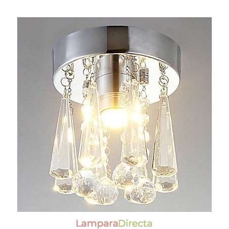 1 lámpara semiempotrada en cristal 1 lámpara semiempotrada en cristal