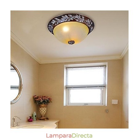 Lámpara de techo de cristal blanco y amarillo, resina, talla plateada, estilo clásico europeo. Lámpara de techo de cristal blanco y amarillo, resina, talla plateada, estilo clásico europeo.