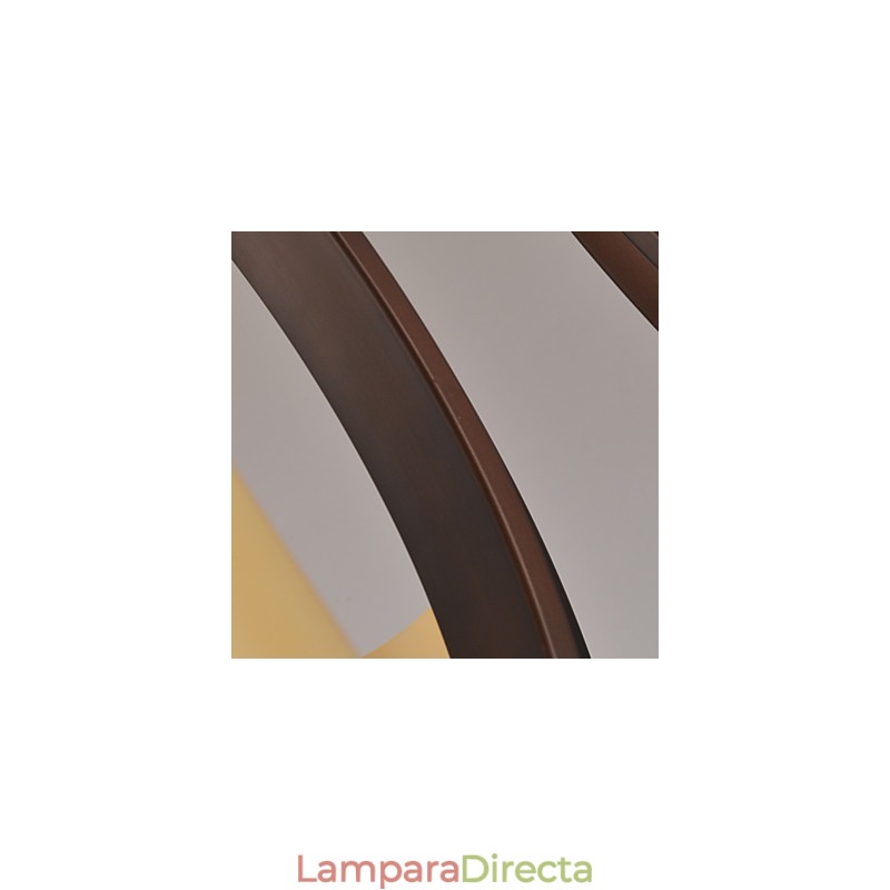 Lámpara de araña de metal con pintura tradicional clásica retro en miniatura