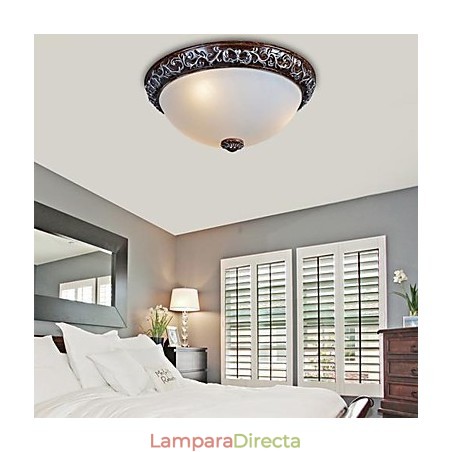 Lámpara de techo de cristal, resina, talla plateada, estilo clásico europeo Lámpara de techo de cristal, resina, talla plateada, estilo clásico europeo