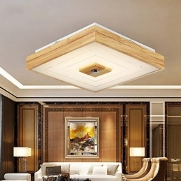 Cuadro moderno contemporáneo de estilo mini, de madera y bambú, montaje empotrado