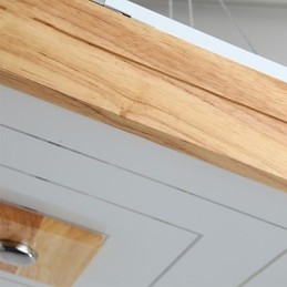 Cuadro moderno contemporáneo de estilo mini, de madera y bambú, montaje empotrado