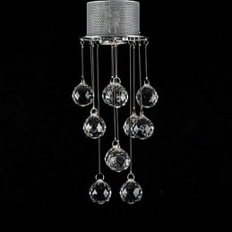 Lámpara empotrada de cristal moderna