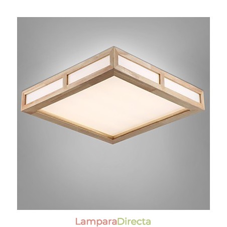 Lámpara empotrada estilo mini moderna contemporánea de madera y bambú Lámpara empotrada estilo mini moderna contemporánea de madera y bambú