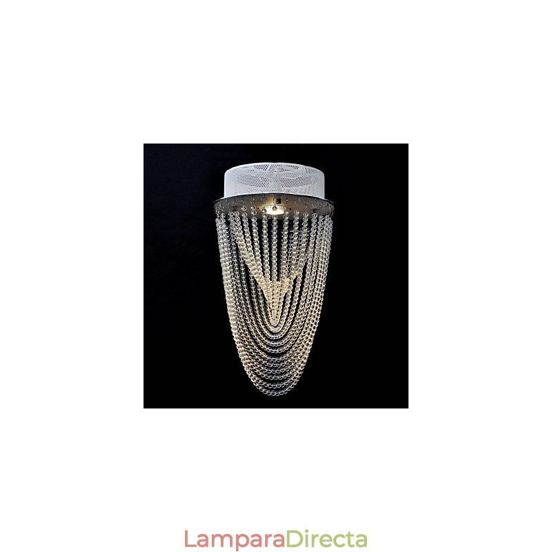 Lámpara de techo de cristal de lujo