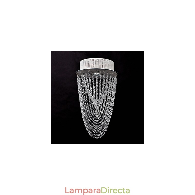 Lámpara de techo de cristal de lujo