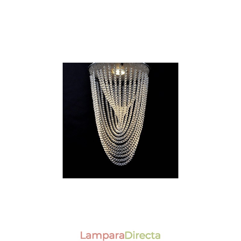 Lámpara de techo de cristal de lujo