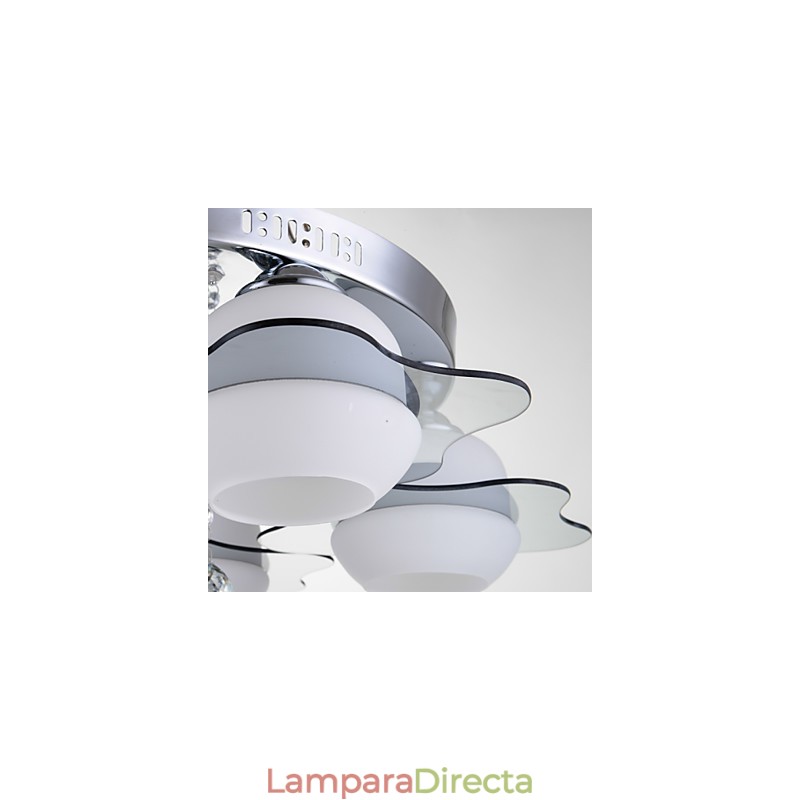 Lámpara de techo moderna empotrada de 3 luces de metal contemporáneo