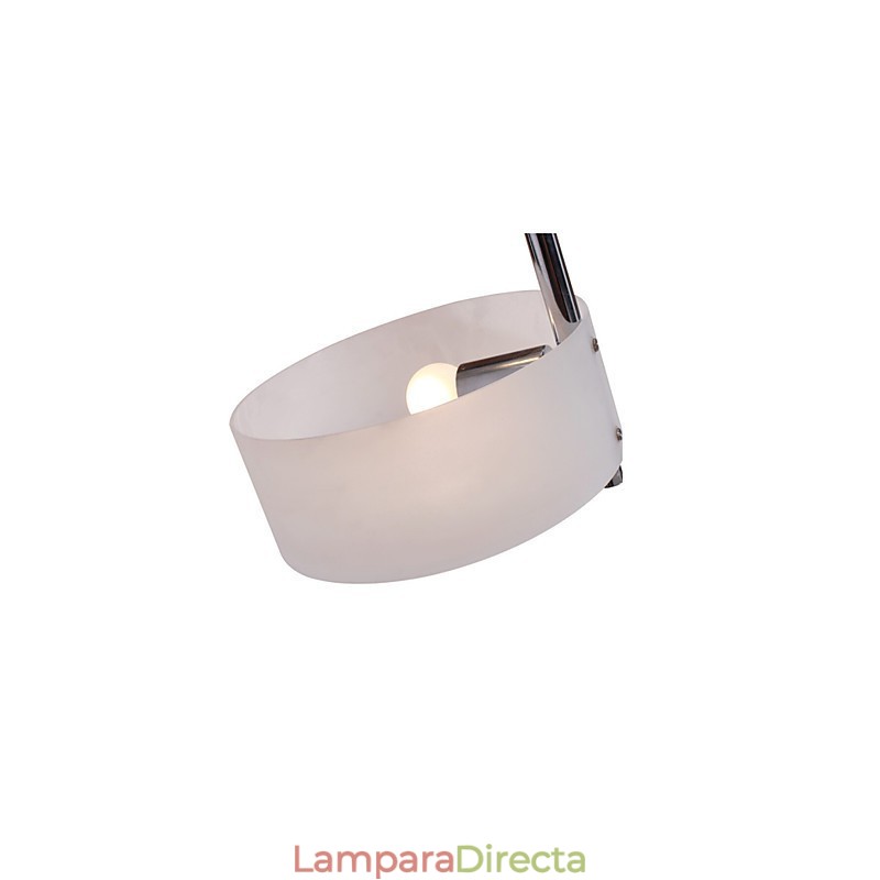 Lámpara de techo moderna contemporánea de 3 luces de metal con montaje empotrado