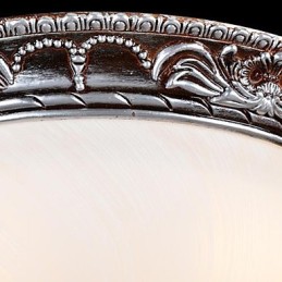 Lámpara de techo de cristal, resina, talla plateada, estilo retro europeo clásico.