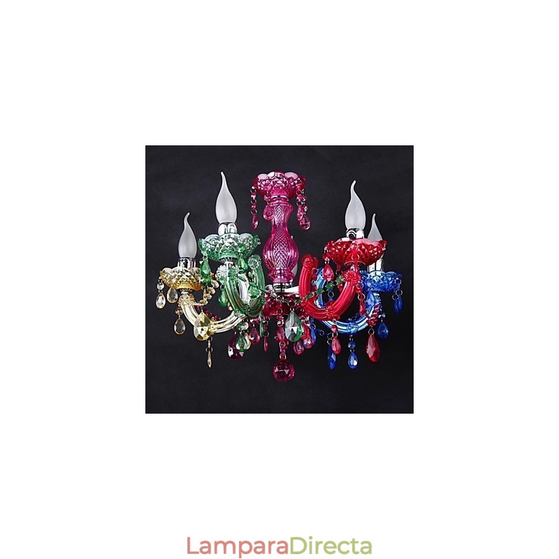 Lámparas de techo 5 luces simples modernas artísticas