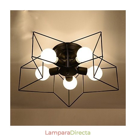 Lámpara de techo moderna personalizada con iluminación de estrella de cinco puntas para vivienda infantil Lámpara de techo moderna personalizada con iluminación de estrella de cinco puntas para vivienda infantil