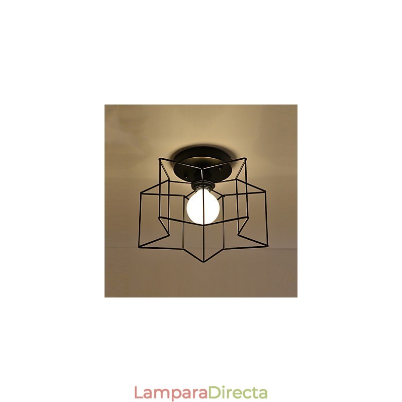 Lámpara de techo moderna personalizada con iluminación de estrella de cinco puntas para vivienda infantil
