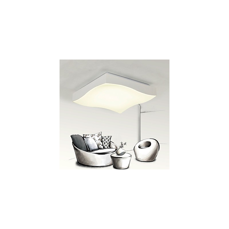 Lámpara de techo 1 luz moderna sencilla artística