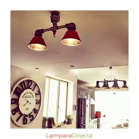 Focos de metal estilo country vintage Focos de metal estilo country vintage