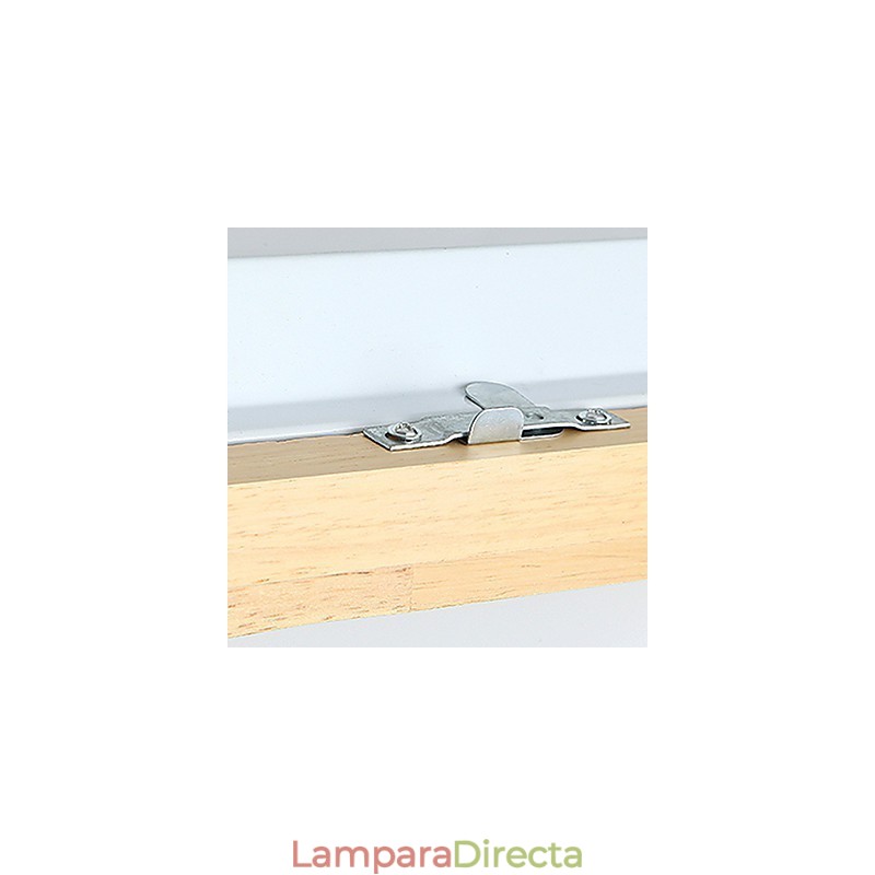 Lámpara empotrada estilo mini moderna contemporánea de madera