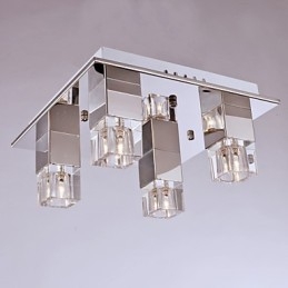 Lámpara empotrada de estilo mini, moderna y contemporánea, de metal.