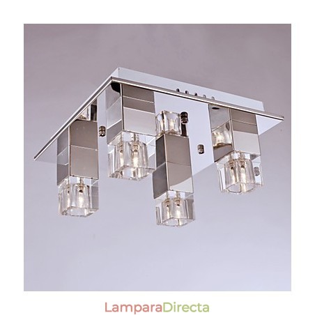 Lámpara empotrada de estilo mini, moderna y contemporánea, de metal. Lámpara empotrada de estilo mini, moderna y contemporánea, de metal.