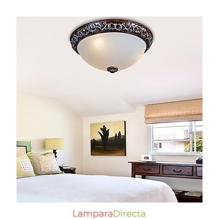 Lámpara de techo de cristal, resina, talla plateada, estilo clásico europeo Lámpara de techo de cristal, resina, talla plateada, estilo clásico europeo
