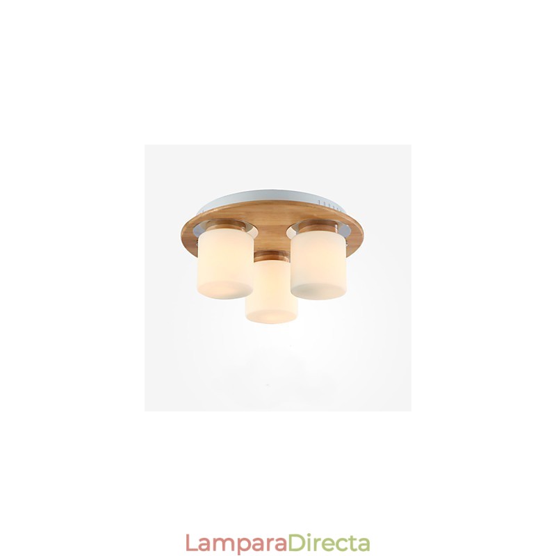 Lámparas de techo modernas de madera originales de alto brillo estilo rústico