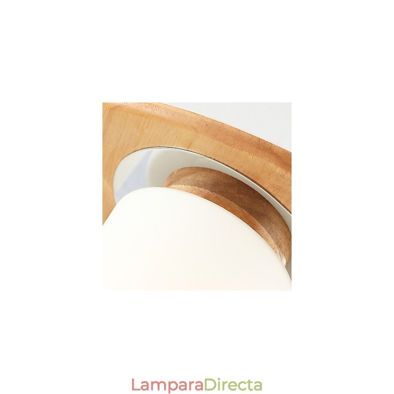 Lámparas de techo modernas de madera originales de alto brillo estilo rústico