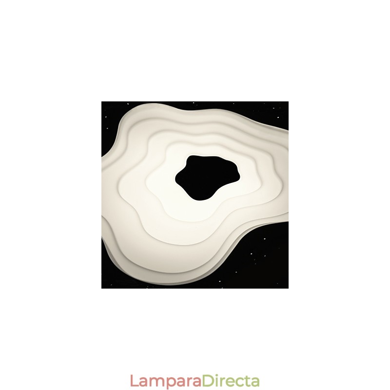 Lámpara de techo acogedora de arte de moda creativa Lámpara de techo simple irregular