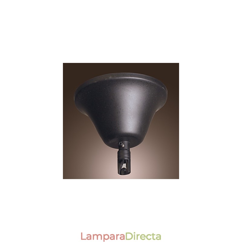 Lámpara de araña tradicional clásica vintage estilo mini galvanizada