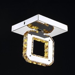 Lámpara de techo moderna y contemporánea de cristal y metal