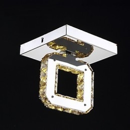 Lámpara de techo moderna y contemporánea de cristal y metal