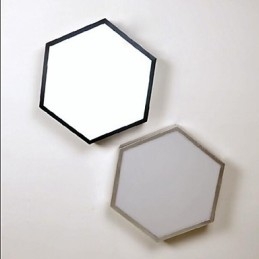 Lámpara de luces de geometría hexagonal con luz de domo absorbente